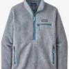 Trui Patagonia Women Retro Pile Marsupial Salt Grey Light Plume Grey -Patagonië Outdoor Sportkleding 1 2283520salt20grey