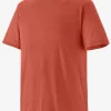T-Shirt Patagonia Men Cap Cool Trail Shirt Quartz Coral -Patagonië Outdoor Sportkleding 1 2446920coral20