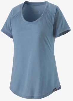 T-Shirt Patagonia Women Cap Cool Trail Shirt Light Plume Grey