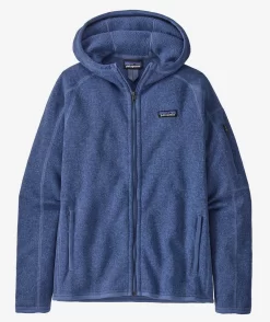 Vest Patagonia Womens Better Sweater Hoody Current Blue
