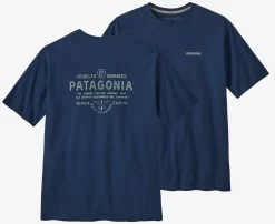 T-Shirt Patagonia Men Forge Mark Responsibili Tee Lagom Blue