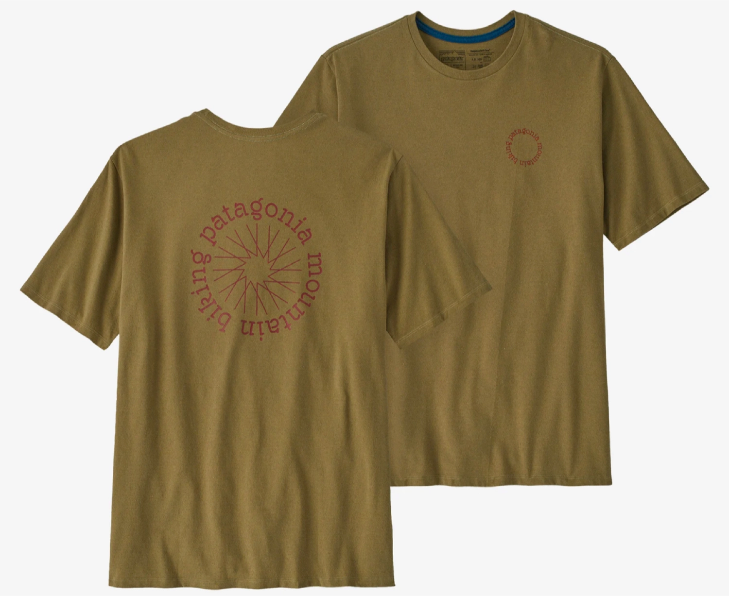 T-Shirt Patagonia Men Spoke Stencil Responsibili Tee Moray Khaki 3 T-Shirt Patagonia Men Spoke Stencil Responsibili Tee Moray Khaki