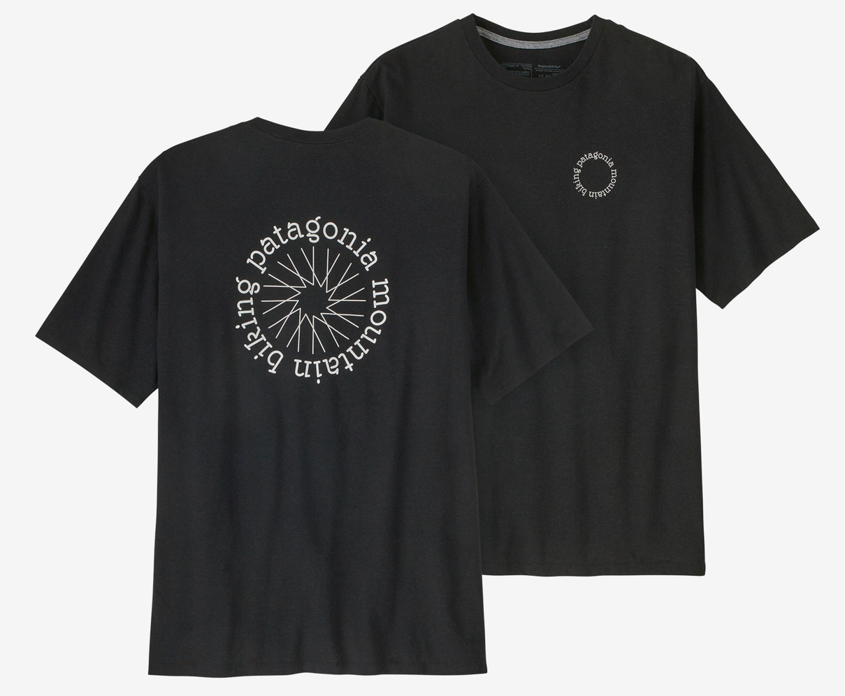 T-Shirt Patagonia Men Spoke Stencil Responsibili Tee Ink Black 3 T-Shirt Patagonia Men Spoke Stencil Responsibili Tee Ink Black