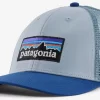Pet Patagonia Unisex P6 Logo LoPro Trucker Hat Steam Blue 1 Pet Patagonia Unisex P6 Logo LoPro Trucker Hat Steam Blue -Patagonië Outdoor Sportkleding 1 38283 stme