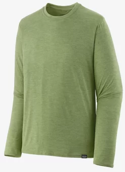Longsleeve Patagonia Men Cap Cool Daily Shirt Salvia Green Dark Salvia Green X Dye