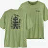 T-Shirt Patagonia Men Cap Cool Daily Graphic Shirt Lands Tree Trotter Salvia Green X Dye 1 T-Shirt Patagonia Men Cap Cool Daily Graphic Shirt Lands Tree Trotter Salvia Green X Dye -Patagonië Outdoor Sportkleding 1 4538520groen20