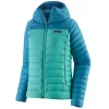 Jas Patagonia Women Down Sweater Hoody Fresh Teal -Patagonië Outdoor Sportkleding 1 WBF22 84712 FRTL