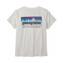 T-Shirt Patagonia Women P6 Mission Organic Birch White