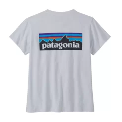 T-Shirt Patagonia Women P6 Logo Responsibili Tee White
