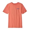 T-Shirt Patagonia Kids Regenerative Organic Certified Cotton Graphic Alpine Icon Coho Coral -Patagonië Outdoor Sportkleding 1 wbs22 62174 aicc tu