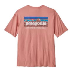 T-Shirt Patagonia Men P6 Mission Organic Sunfade Pink
