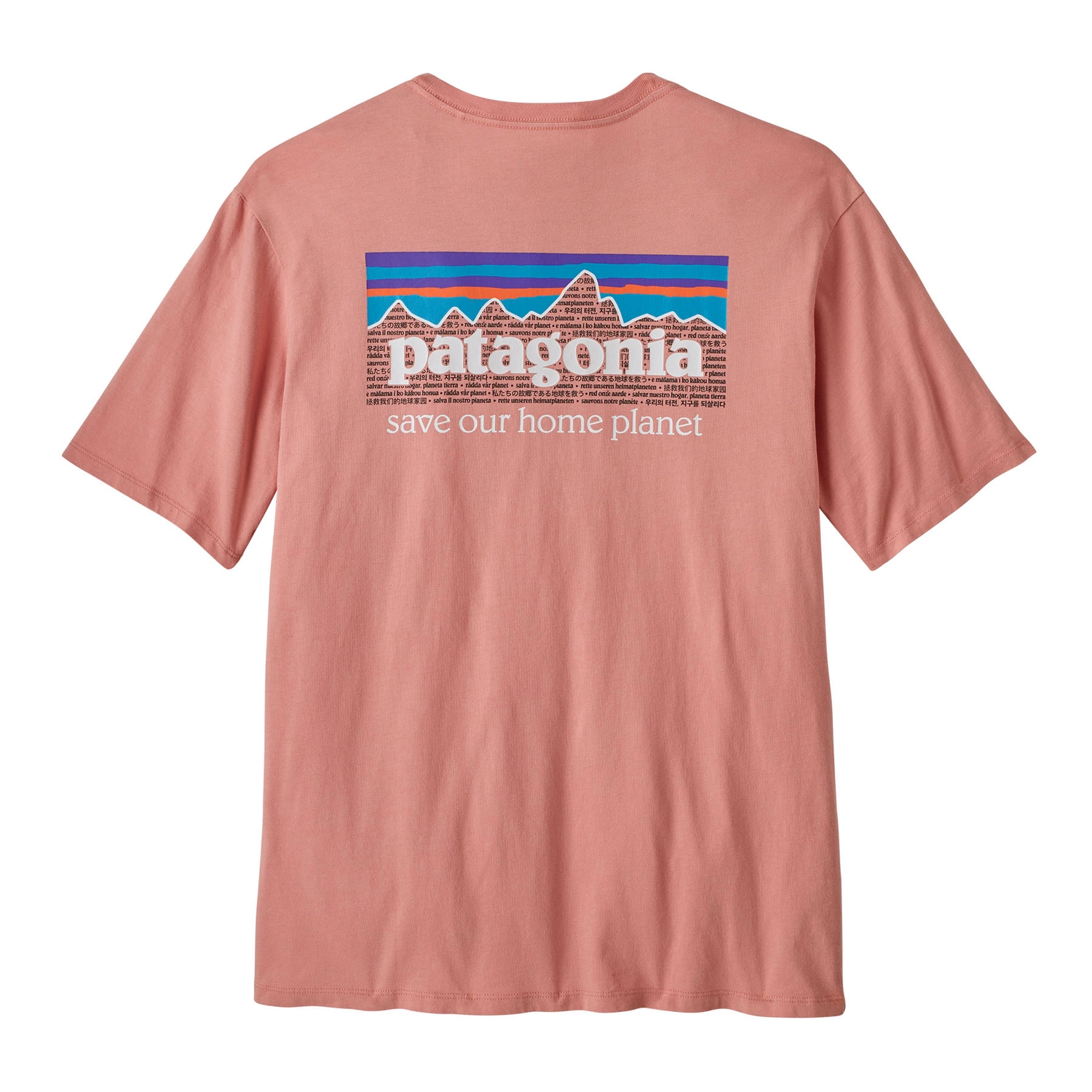 T-Shirt Patagonia Men P6 Mission Organic Sunfade Pink 3 T-Shirt Patagonia Men P6 Mission Organic Sunfade Pink