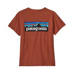 T-Shirt Patagonia Women P6 Logo Responsibili Tee Quartz Coral