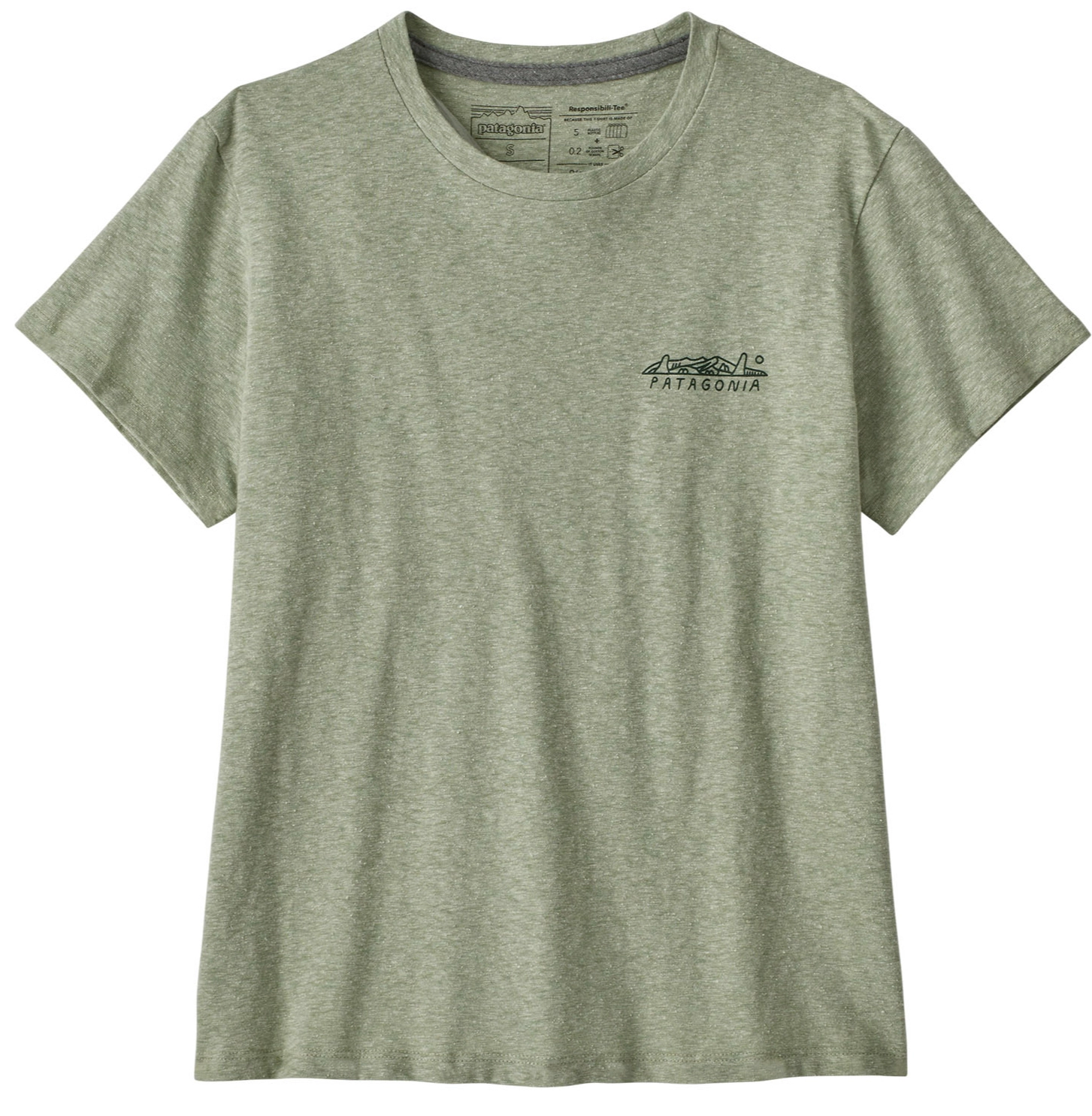 T-Shirt Patagonia Women How To Heal Responsibili Tee Salvia Green 3 T-Shirt Patagonia Women How To Heal Responsibili Tee Salvia Green
