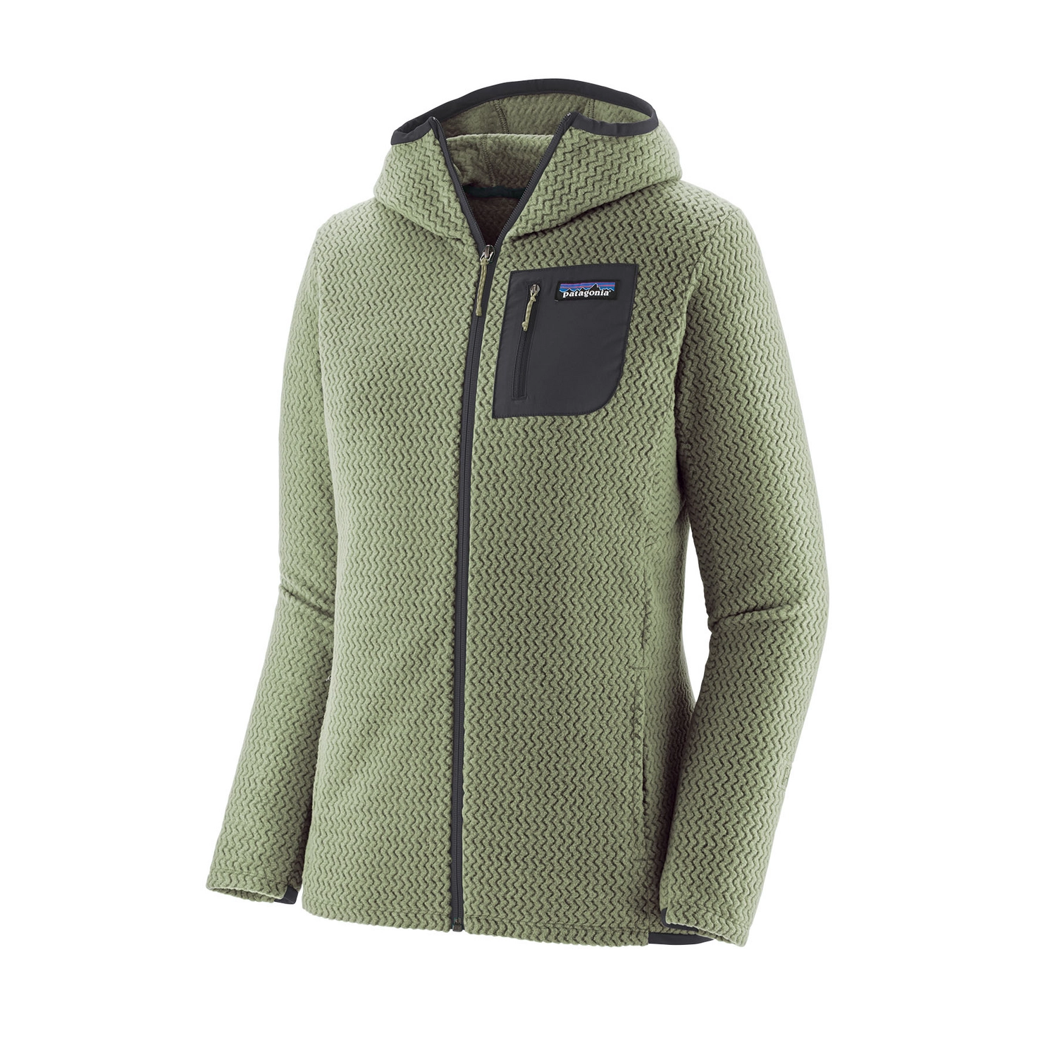 Vest Patagonia Women R1 Air Full-Zip Hoody Salvia Green 3 Vest Patagonia Women R1 Air Full-Zip Hoody Salvia Green