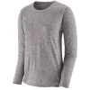 T Shirt Patagonia Women LS Cap Cool Daily Shirt Feather Grey