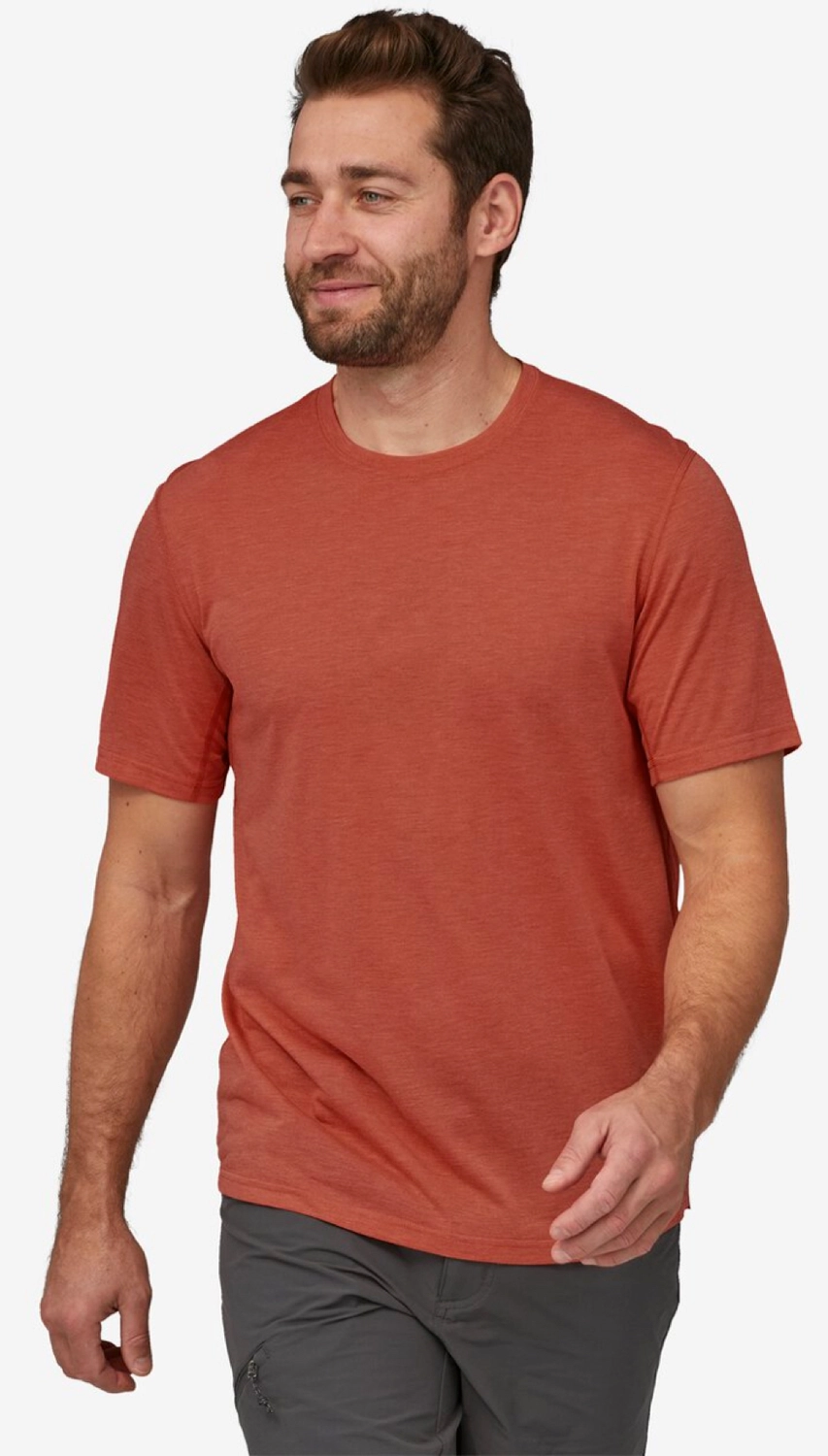 T-Shirt Patagonia Men Cap Cool Trail Shirt Quartz Coral 4 T-Shirt Patagonia Men Cap Cool Trail Shirt Quartz Coral - Afbeelding 2