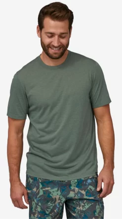 T-Shirt Patagonia Men Cap Cool Trail Shirt Hemlock Green 6 T-Shirt Patagonia Men Cap Cool Trail Shirt Hemlock Green -Patagonië Outdoor Sportkleding 2 2446920green202
