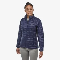 Jas Patagonia Women Nano Puff Jacket Classic Navy -Patagonië Outdoor Sportkleding 2 84217 CNY OM1