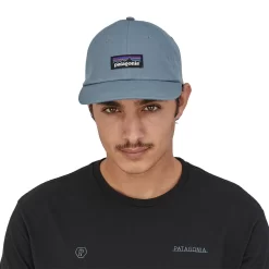 Pet Patagonia Unisex P-6 Label Trad Cap Plume Grey 7 Pet Patagonia Unisex P-6 Label Trad Cap Plume Grey -Patagonië Outdoor Sportkleding 2 WBS22 38296 PLGY JRA1