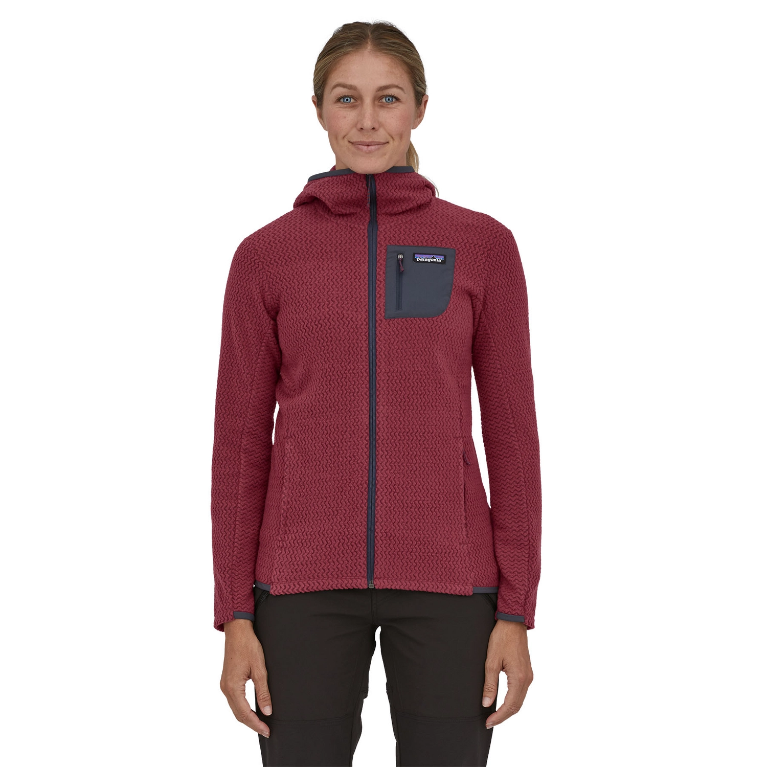 Vest Patagonia Women R1 Air Full-Zip Hoody Salvia Green 4 Vest Patagonia Women R1 Air Full-Zip Hoody Salvia Green - Afbeelding 2