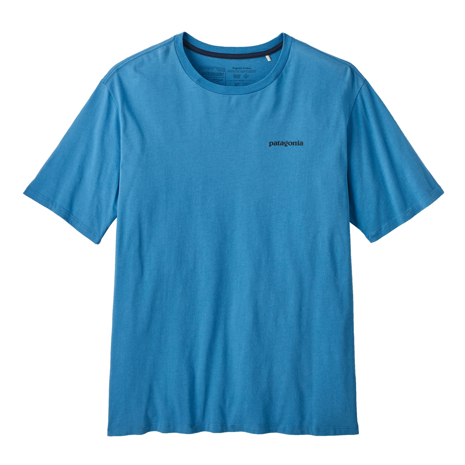 T-Shirt Patagonia Men P6 Mission Organic Anacapa Blue 4 T-Shirt Patagonia Men P6 Mission Organic Anacapa Blue - Afbeelding 2