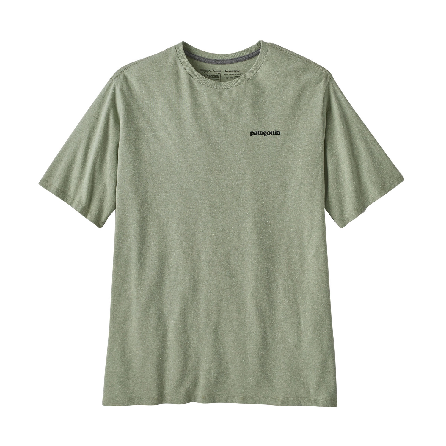 T-Shirt Patagonia Men P6 Logo Responsibili Tee Salvia Green 4 T-Shirt Patagonia Men P6 Logo Responsibili Tee Salvia Green - Afbeelding 2