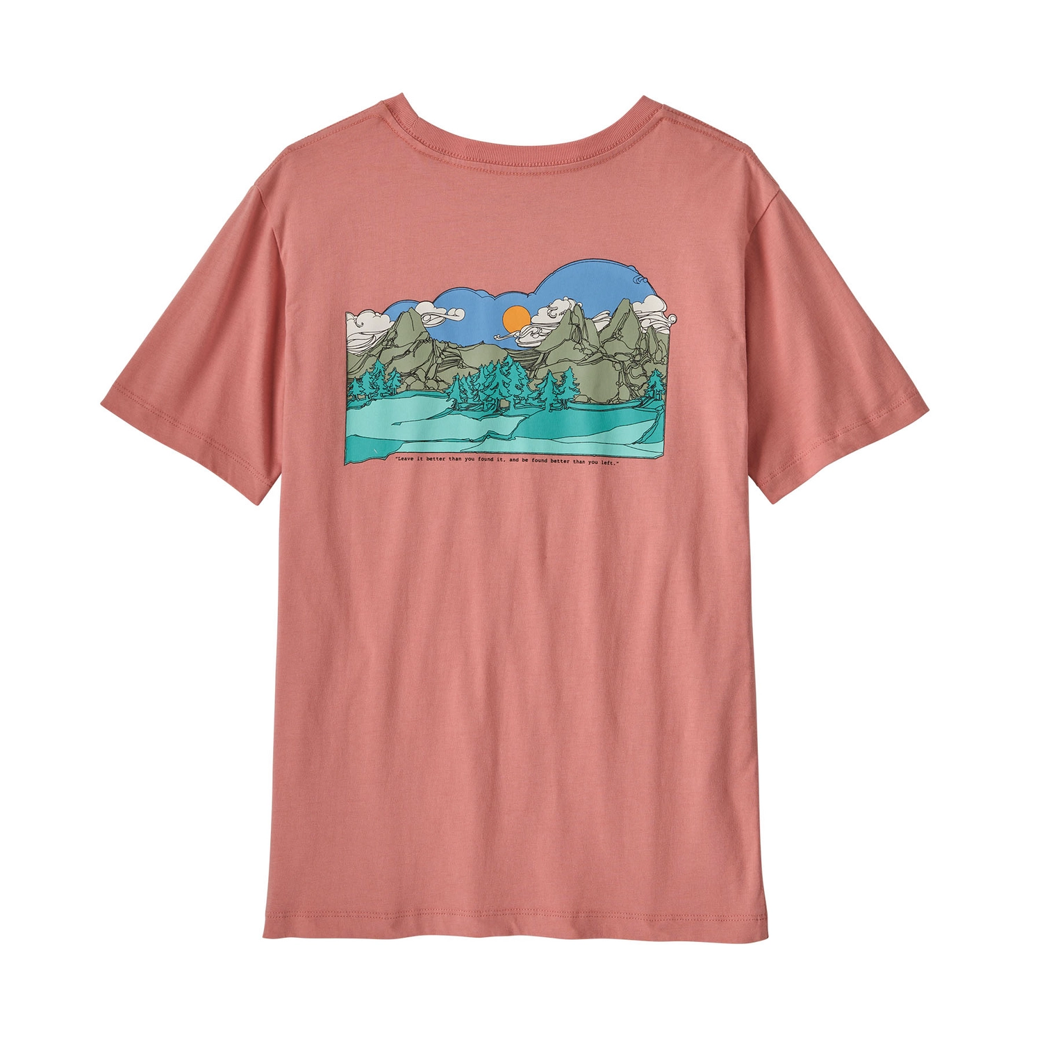T-Shirt Patagonia Kids Regenerative Organic Certified Cotton Graphic Lost And Found Sunfade Pink 3 T-Shirt Patagonia Kids Regenerative Organic Certified Cotton Graphic Lost And Found Sunfade Pink - Afbeelding 2