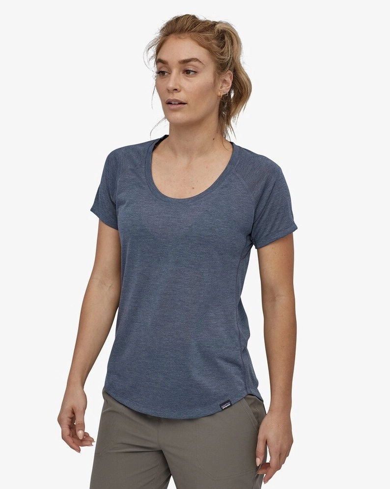 T Shirt Patagonia Women Cap Cool Trail Shirt Classic Navy 4 T Shirt Patagonia Women Cap Cool Trail Shirt Classic Navy - Afbeelding 2