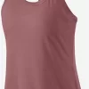 T-Shirt Patagonia Women Cap Cool Trail Tank Evening Mauve -Patagonië Outdoor Sportkleding 2451720mauve20