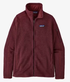 Vest Patagonia Womens Better Sweater Jacket Sequoia Red