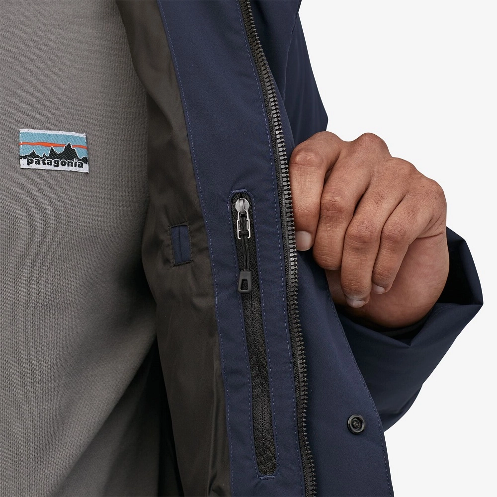 Jas Patagonia Men's Jackson Glacier Parka Navy Blue 6 Jas Patagonia Men's Jackson Glacier Parka Navy Blue - Afbeelding 4