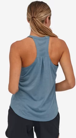T-Shirt Patagonia Women Cap Cool Trail Tank Light Plume Grey -Patagonië Outdoor Sportkleding 3 2451720grey203