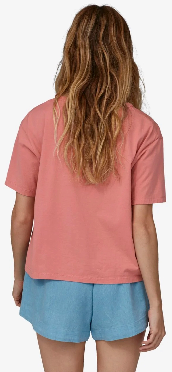 T-Shirt Patagonia Women 73 Skyline Organic Easy Cut Pocket Tee Ink Black 5 T-Shirt Patagonia Women 73 Skyline Organic Easy Cut Pocket Tee Ink Black - Afbeelding 3