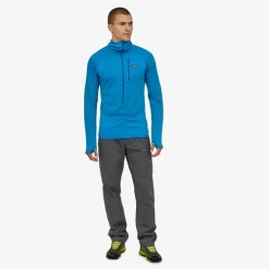 Trui Patagonia Men R1 PO Hoody Black 8 Trui Patagonia Men R1 PO Hoody Black -Patagonië Outdoor Sportkleding 3 40069 ANDB KT3