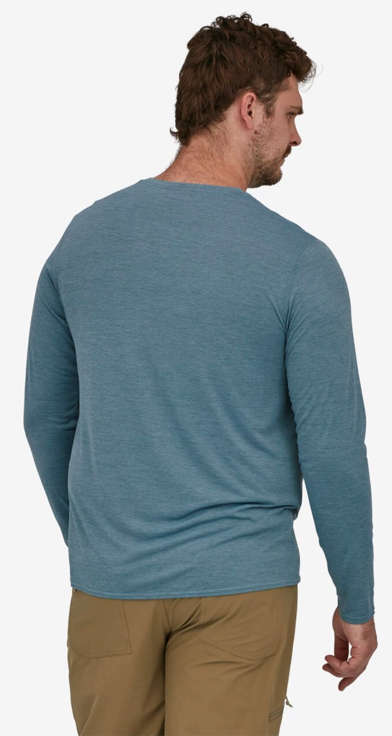Longsleeve Patagonia Men Cap Cool Daily Graphic Shirt Line Logo Ridge Stripe Light Plume Grey X Dye 5 Longsleeve Patagonia Men Cap Cool Daily Graphic Shirt Line Logo Ridge Stripe Light Plume Grey X Dye - Afbeelding 3