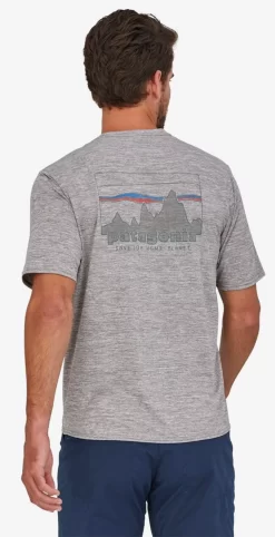 T-Shirt Patagonia Men Cap Cool Daily Graphic Shirt Skyline Stencil Steam Blue X Dye 7 T-Shirt Patagonia Men Cap Cool Daily Graphic Shirt Skyline Stencil Steam Blue X Dye -Patagonië Outdoor Sportkleding 3 45235201 1