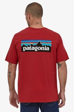 T-Shirt Patagonia Men P-6 Logo Responsibili-Tee Sumac Red -Patagonië Outdoor Sportkleding 3 T Shirt20Patagonia20Men20P 620Logo20Responsibili Tee20Sumac20Red 3