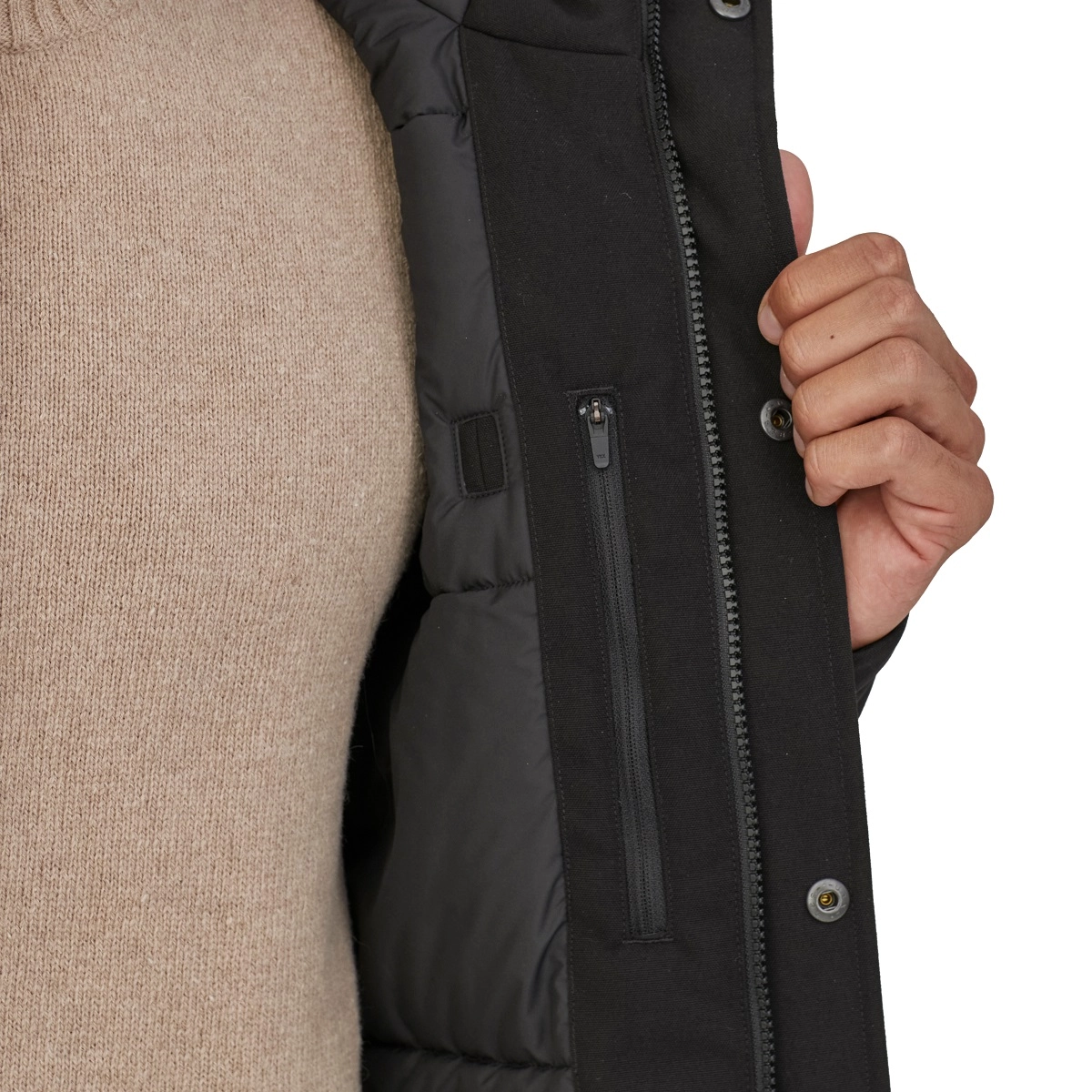 Jas Patagonia Men Lone Mountain Parka Sage Khaki 5 Jas Patagonia Men Lone Mountain Parka Sage Khaki - Afbeelding 4