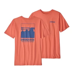 T-Shirt Patagonia Kids Regenerative Organic Certified Cotton Graphic Alpine Icon Coho Coral -Patagonië Outdoor Sportkleding 3 wbs22 62174 aicc