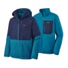 Ski Jas Patagonia Mens 3-in-1 Snowshot Jacket Classic Navy W/Balkan Blue -Patagonië Outdoor Sportkleding 31660 CNBA