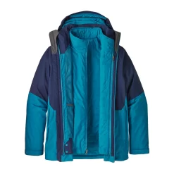 Ski Jas Patagonia Mens 3-in-1 Snowshot Jacket Classic Navy W/Balkan Blue -Patagonië Outdoor Sportkleding 31660 CNBA OPEN 1