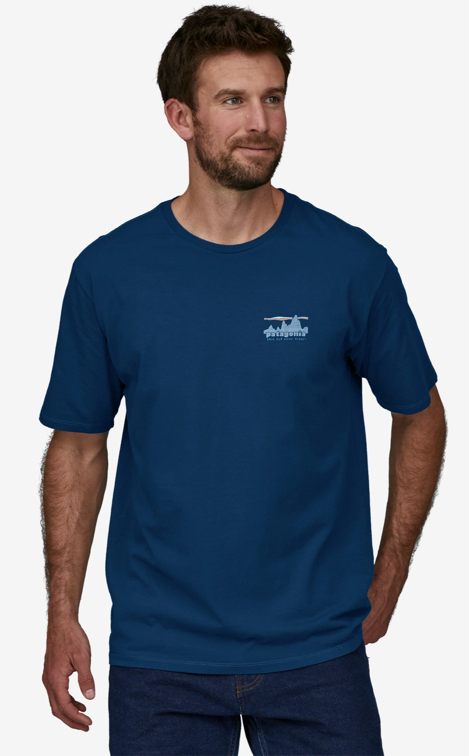 T-Shirt Patagonia Men 73 Skyline Organic Lagom Blue 3 T-Shirt Patagonia Men 73 Skyline Organic Lagom Blue