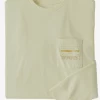 Longsleeve Patagonia Men 73 Skyline Pocket Responsibili Tee Birch White -Patagonië Outdoor Sportkleding 3759420wit201