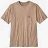 T-Shirt Patagonia Men Forge Mark Crest Pocket Responsibili Tee Oar Tan 1 T-Shirt Patagonia Men Forge Mark Crest Pocket Responsibili Tee Oar Tan -Patagonië Outdoor Sportkleding 3765620beige201
