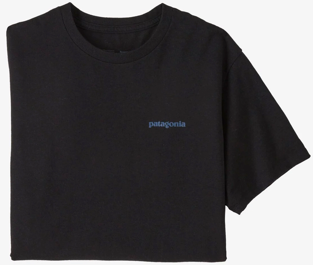 T-Shirt Patagonia Unisex Fitz Roy Icon Responsibili Tee Ink Black 3 T-Shirt Patagonia Unisex Fitz Roy Icon Responsibili Tee Ink Black