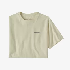 T-Shirt Patagonia Unisex Fitz Roy Icon Responsibili Tee Birch White