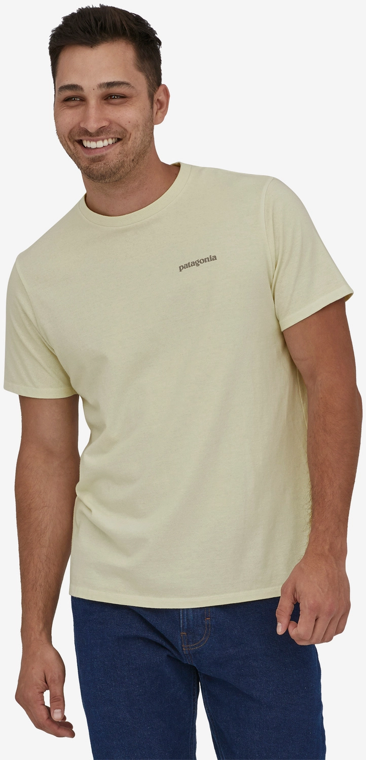 T-Shirt Patagonia Unisex Fitz Roy Icon Responsibili Tee Birch White 4 T-Shirt Patagonia Unisex Fitz Roy Icon Responsibili Tee Birch White - Afbeelding 2