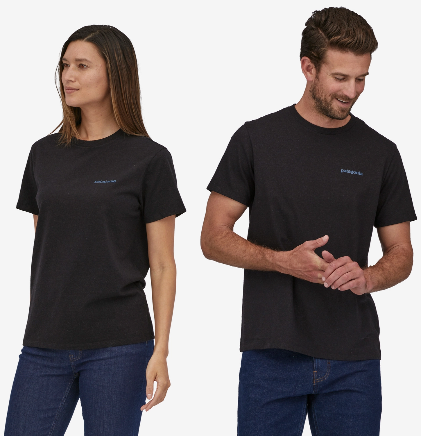 T-Shirt Patagonia Unisex Fitz Roy Icon Responsibili Tee Ink Black 4 T-Shirt Patagonia Unisex Fitz Roy Icon Responsibili Tee Ink Black - Afbeelding 2