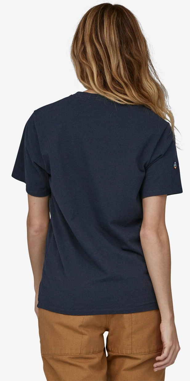 T-Shirt Patagonia Unisex Fitz Roy Icon Responsibili Tee New Navy 4 T-Shirt Patagonia Unisex Fitz Roy Icon Responsibili Tee New Navy - Afbeelding 2